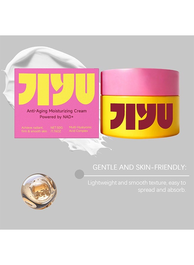 Jiyu Facial care cream - Daily gentle moisturizing to care for facial skin. Comfortable and light texture with fine skin feel and easy absorption. 50g - Image 3